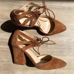 Nine West Chunky Camel Heels Size 9M